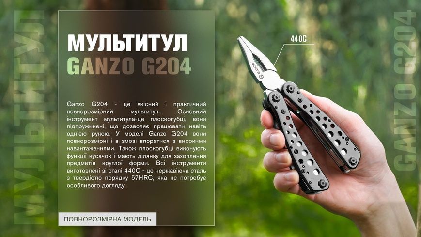 Мультитул Ganzo G204 G204 фото