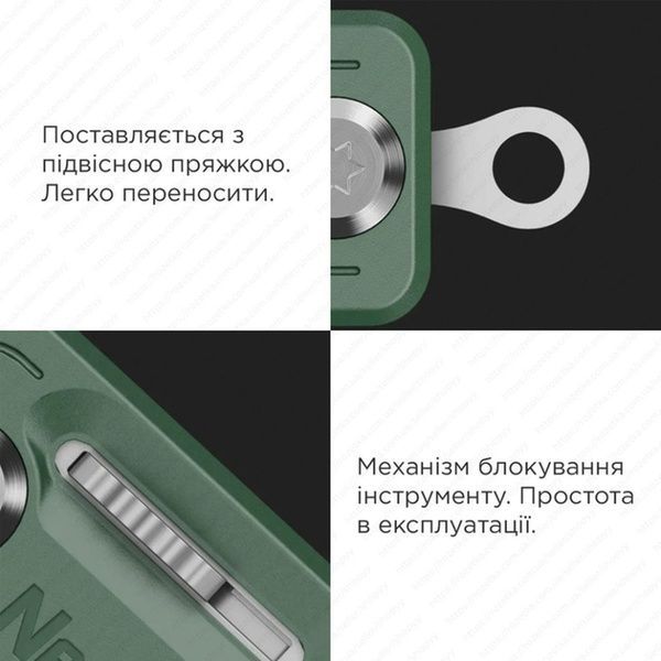 Мультитул NexTool Multi Functional Knife, зелений NE20098 фото